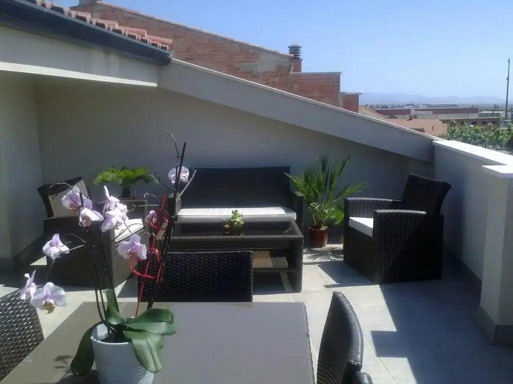 Terraza de Ático en venta en Rosselló con Aire acondicionado, Calefacción y Parquet