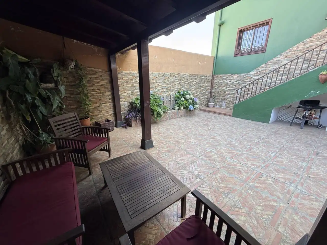 Terrassa de Casa adosada en venda en San Cristóbal de la Laguna amb Jardí privat, Parquet i Terrassa