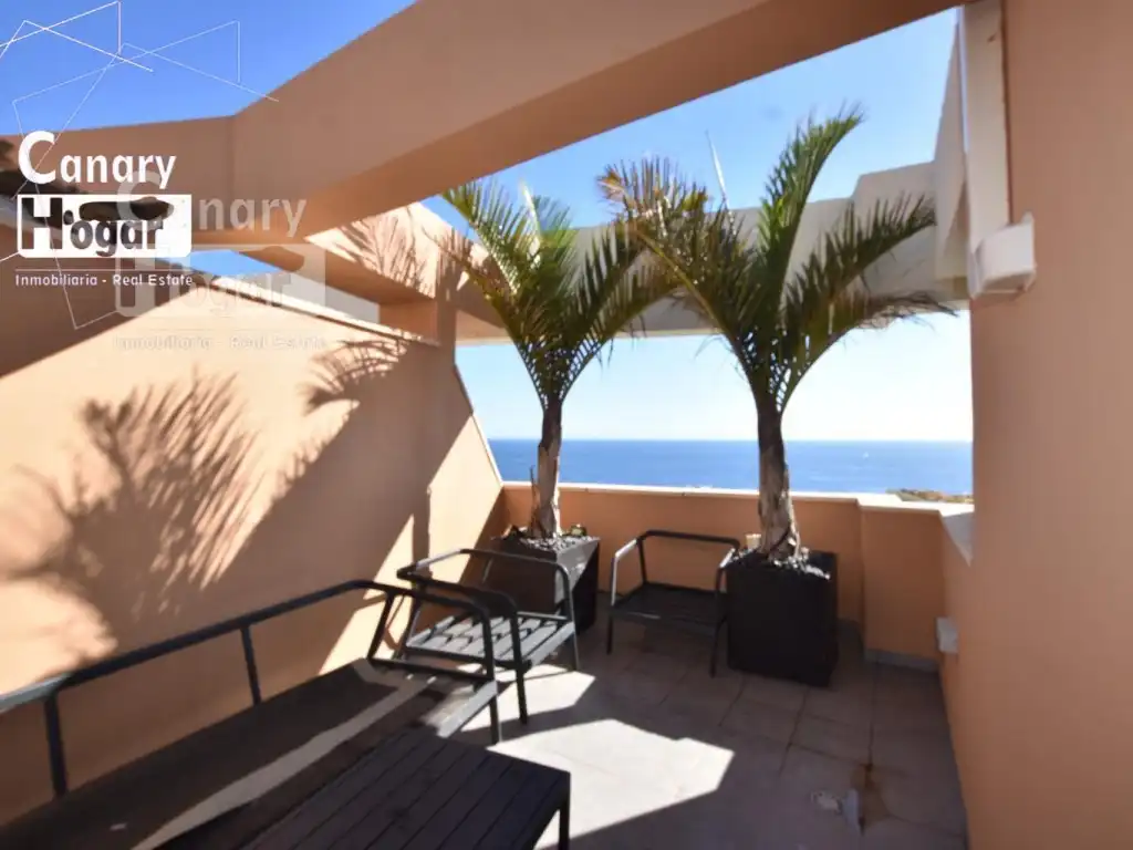 Terrasse von Dachboden zum Verkauf in San Miguel de Abona mit Klimaanlage, Heizung und Gemeinschaftspool