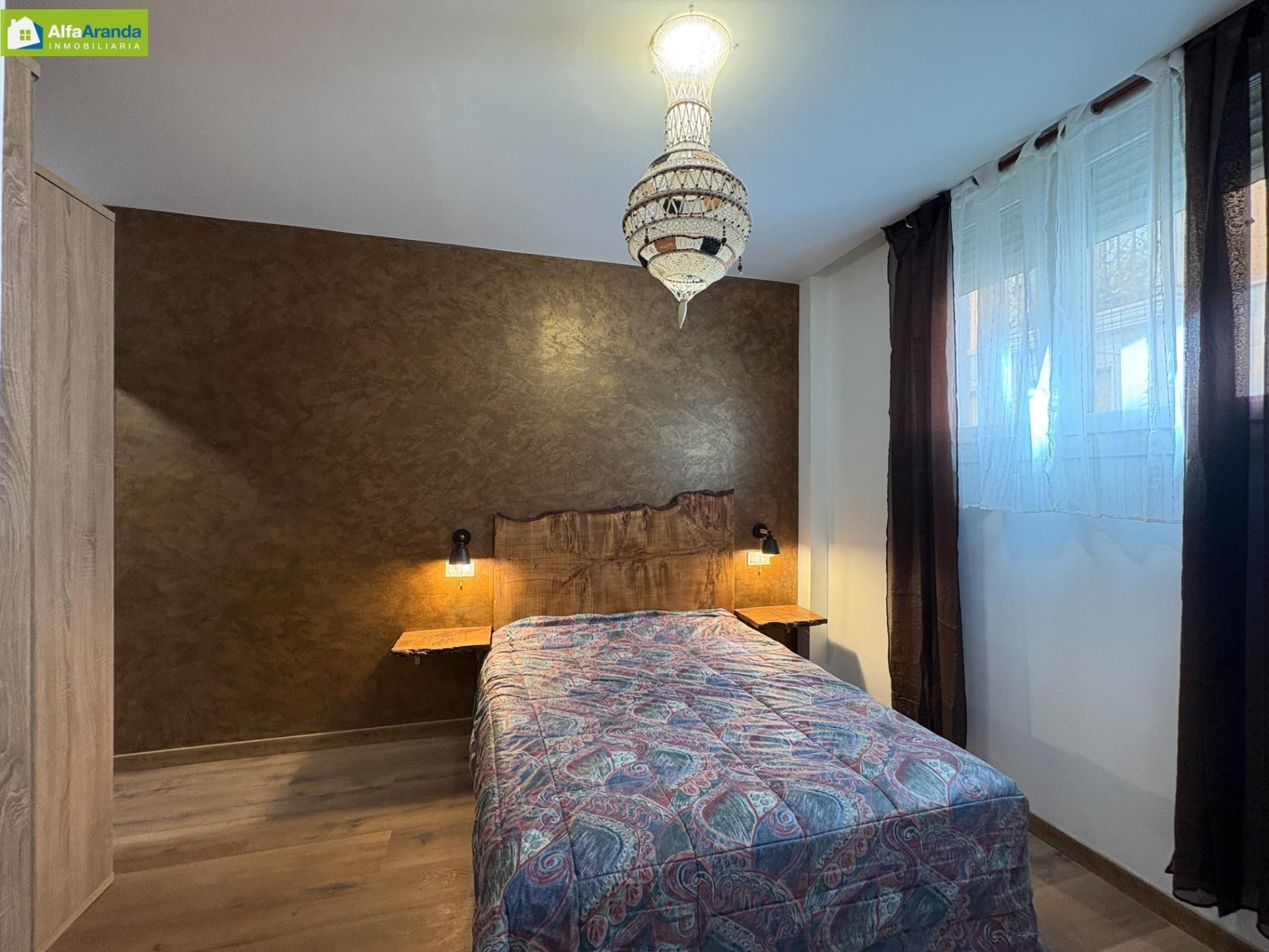 Dormitori de Apartament de lloguer en Aranda de Duero amb Moblat