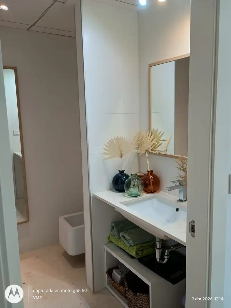 Badezimmer von Dachboden zur Miete in Jávea / Xàbia mit Klimaanlage, Heizung und Terrasse