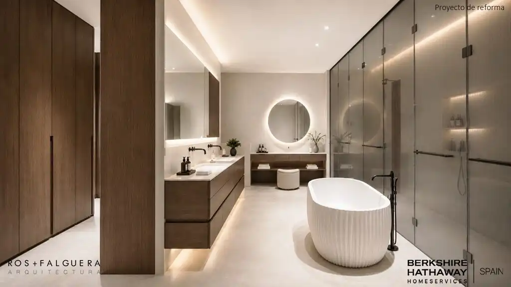 Bathroom of Apartments for sale in Barcelona  with Air Conditioner, Heating and Parquet flooring