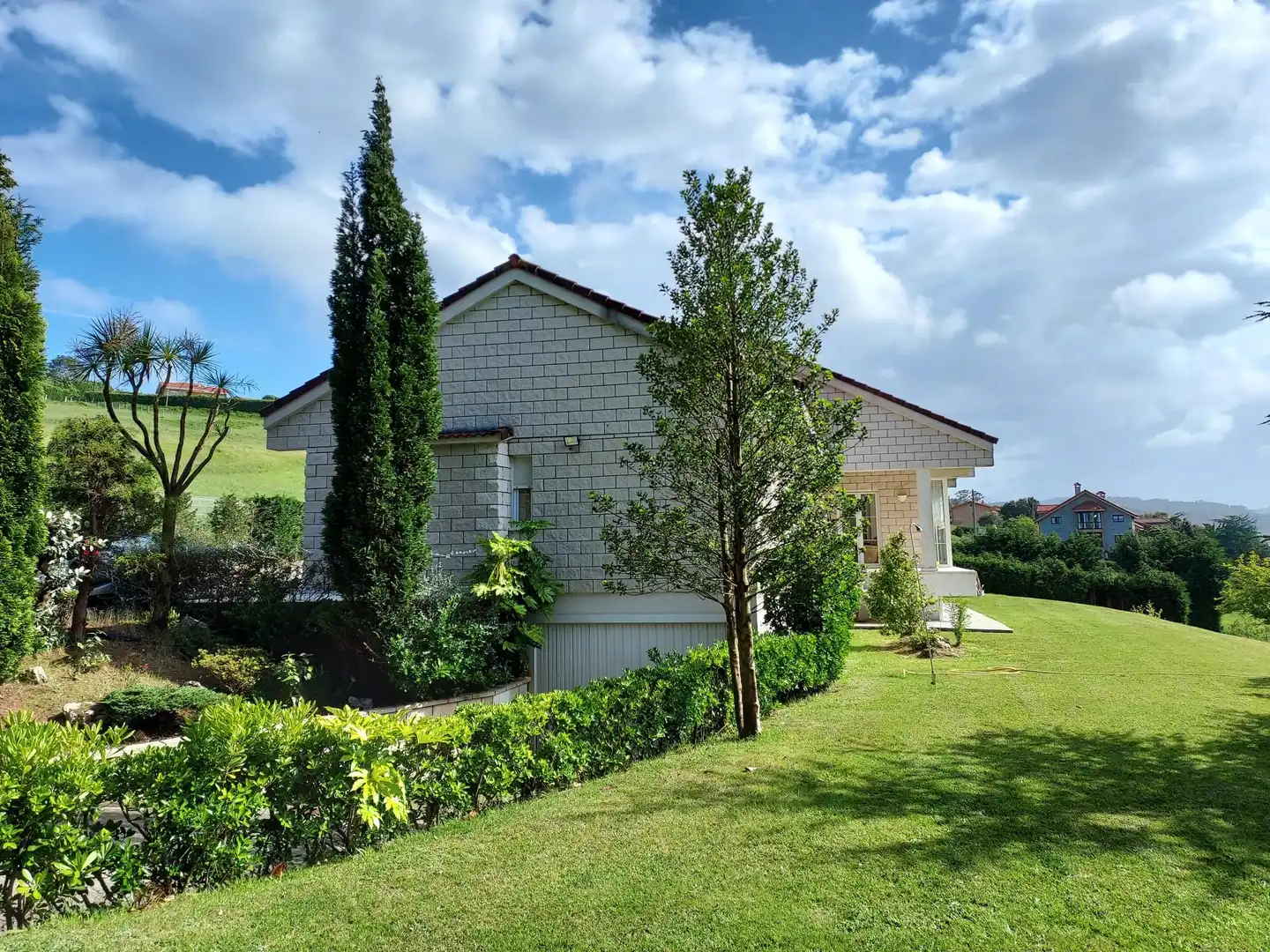Garden of Houses for sale in Castrillón  with Heating, Private garden and Parquet flooring