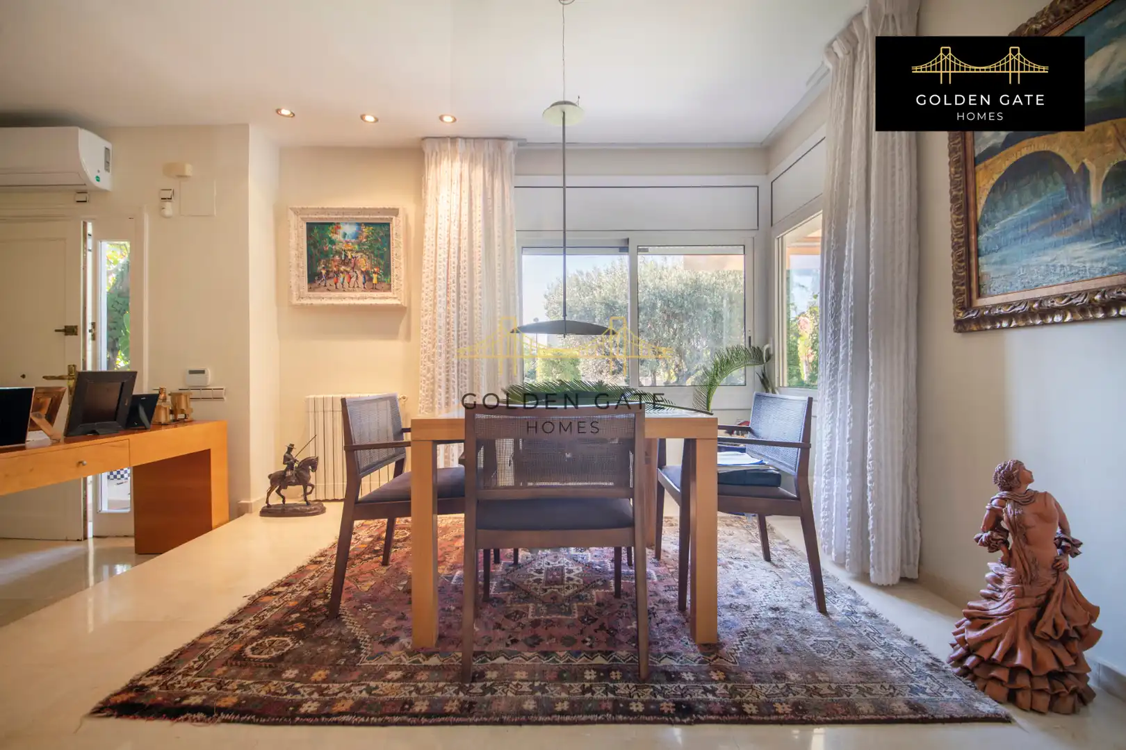 Comedor de Casa o chalet en venta en Alella con Aire acondicionado, Calefacción y Jardín privado