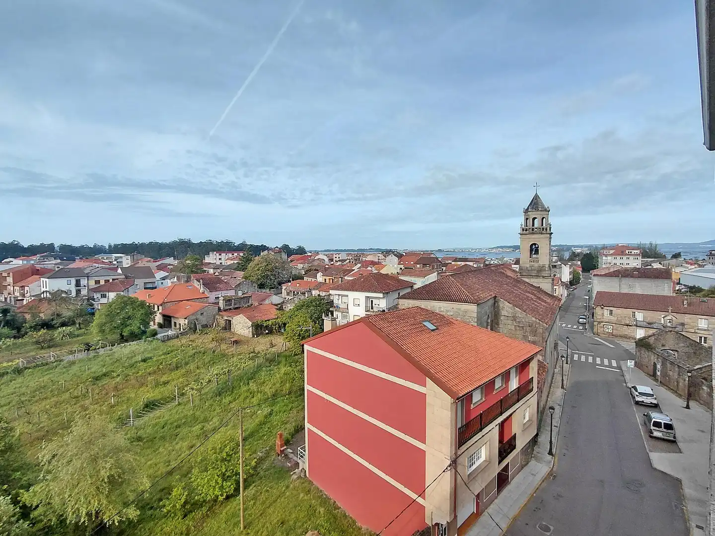Vista exterior de Pis en venda en Vilanova de Arousa amb Calefacció i Moblat