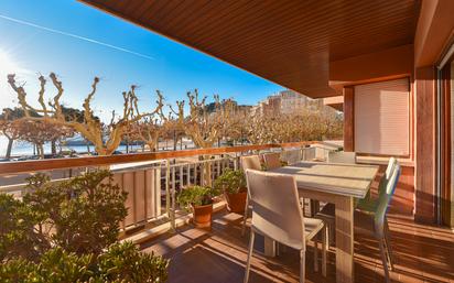 Terrace of Flat for sale in Sant Feliu de Guíxols  with Heating, Parquet flooring and Terrace