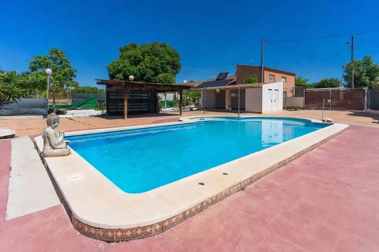 Piscina de Finca rústica en venta en Las Torres de Cotillas con Aire acondicionado, Jardín privado y Trastero