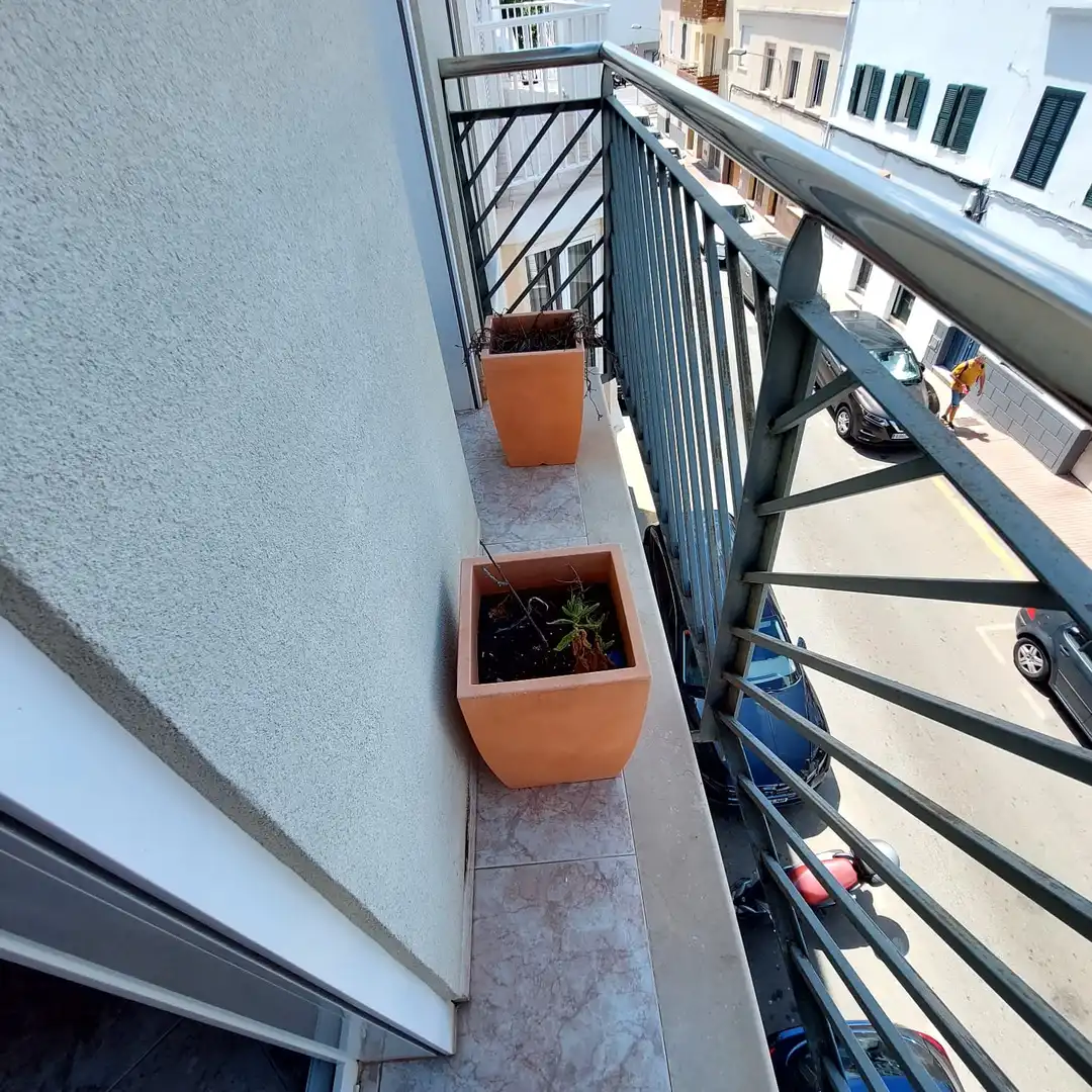 Terrasse von Wohnung zum Verkauf in Ciutadella de Menorca mit Klimaanlage, Möbliert und Ofen