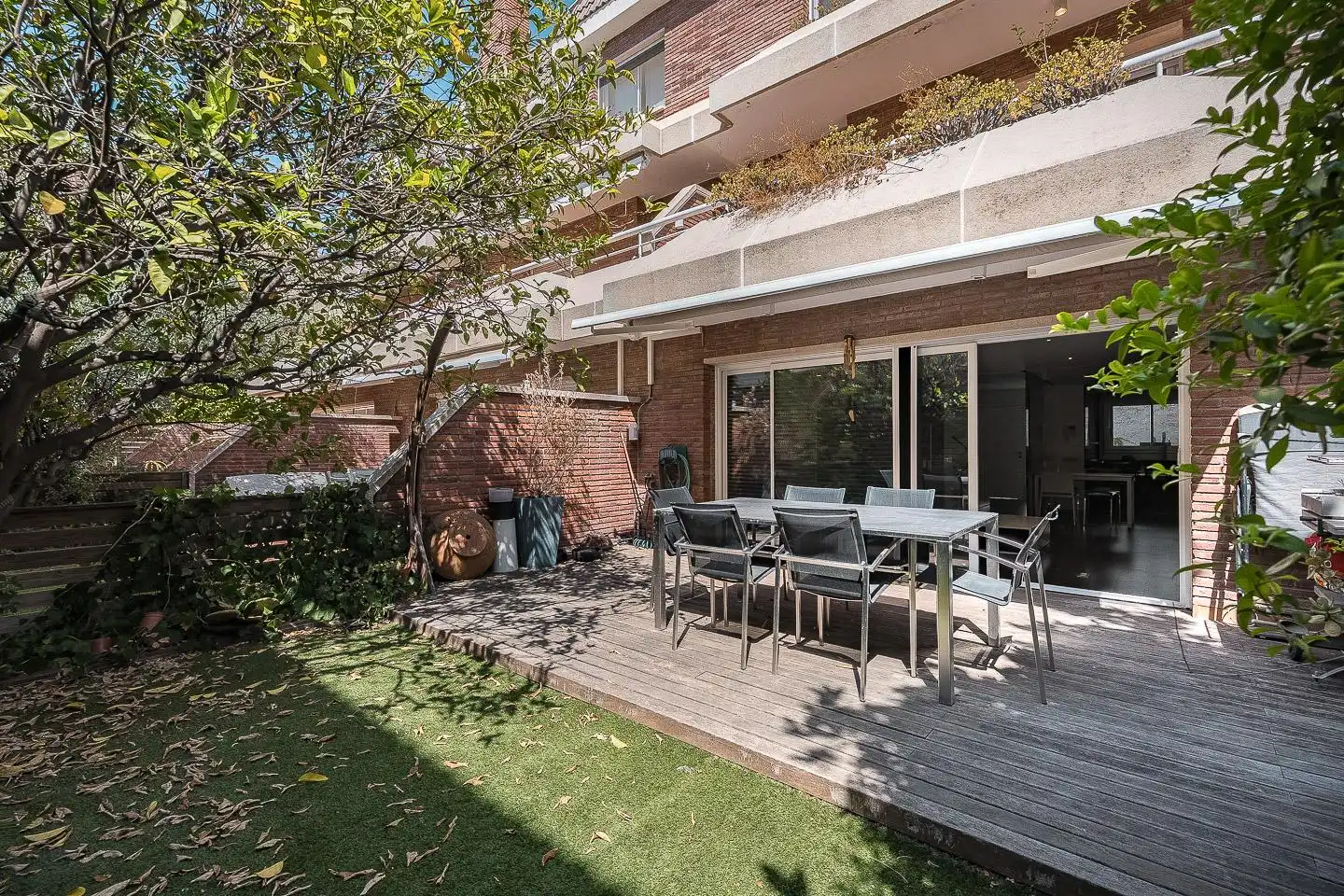Terrasse von Haus oder Chalet zur Miete in Sant Just Desvern mit Klimaanlage, Heizung und Privatgarten