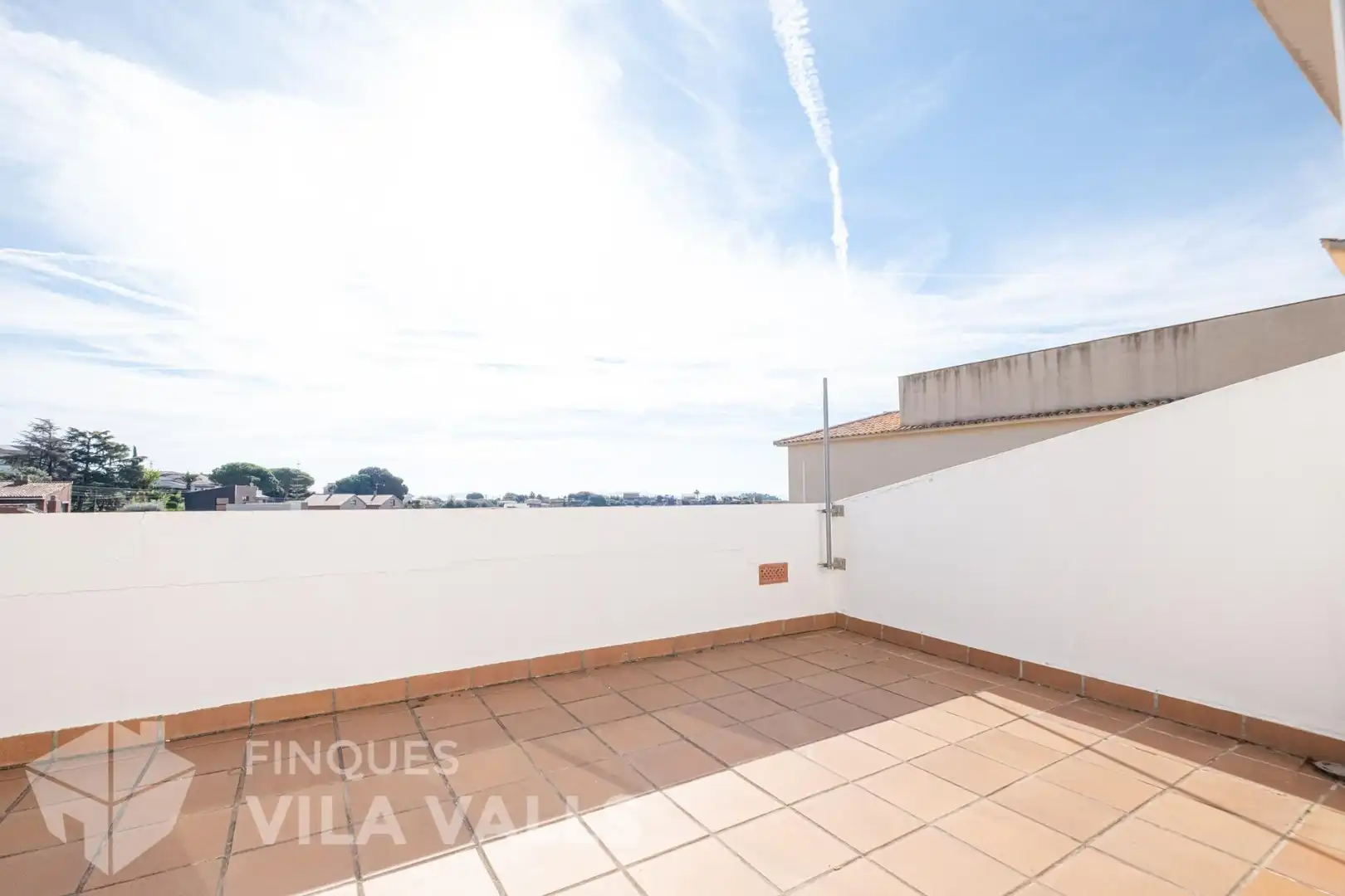 Terrassa de Casa o xalet en venda en Bigues i Riells del Fai amb Aire condicionat, Jardí privat i Parquet