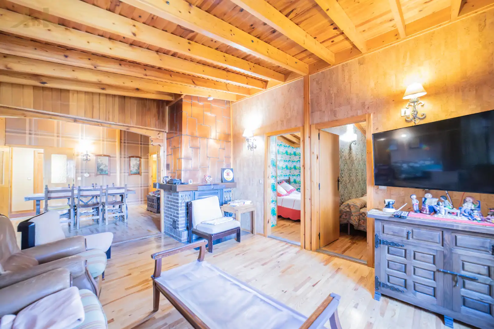 Sala de estar de Casa o chalet en venta en Collado Mediano con Calefacción, Jardín privado y Piscina