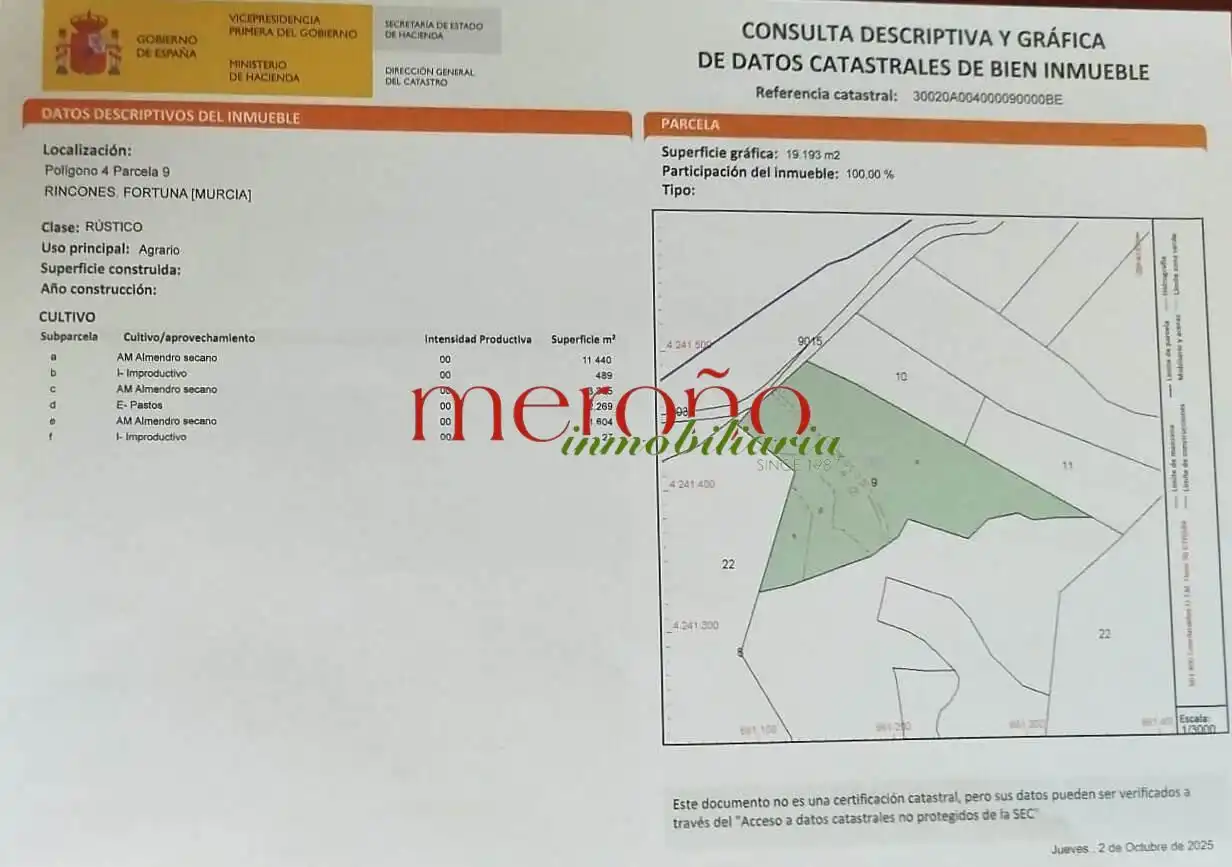 Residential land for sale in Fortuna, imagen 2