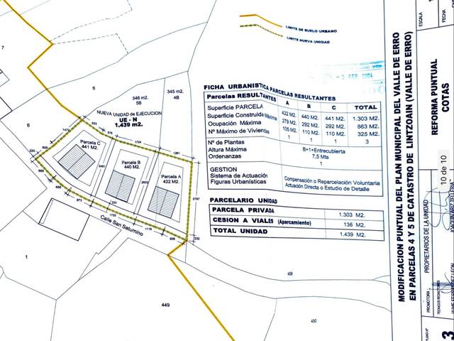 Terreno residencial en Venta en Camino de Santiago en Erro