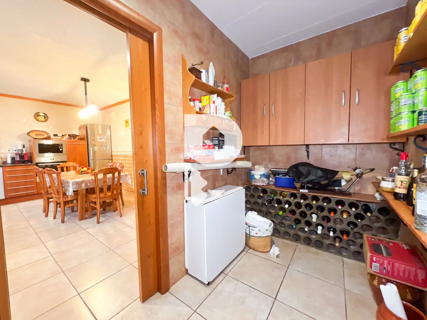 Cuina de Casa o xalet en venda en Vallirana amb Aire condicionat, Calefacció i Jardí privat