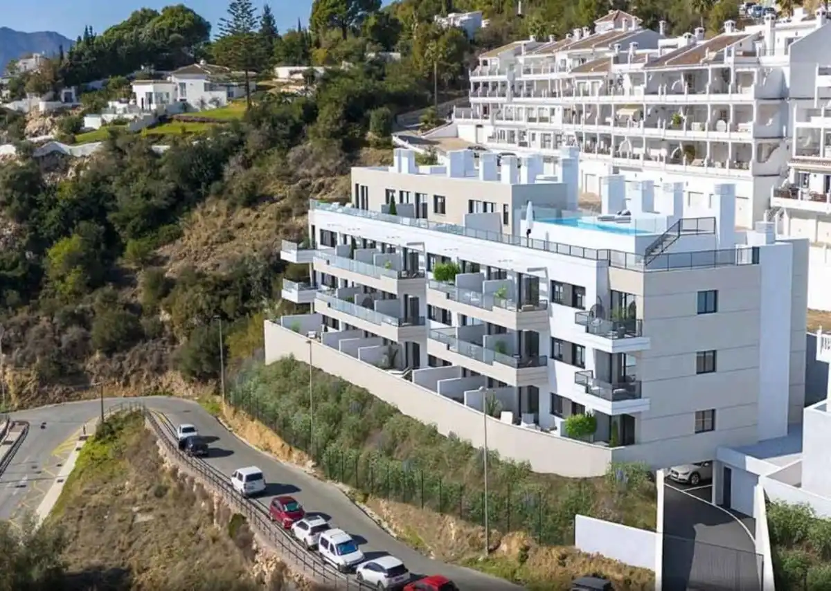 Appartement compact avec piscine à vendre à Mijas pueblo
