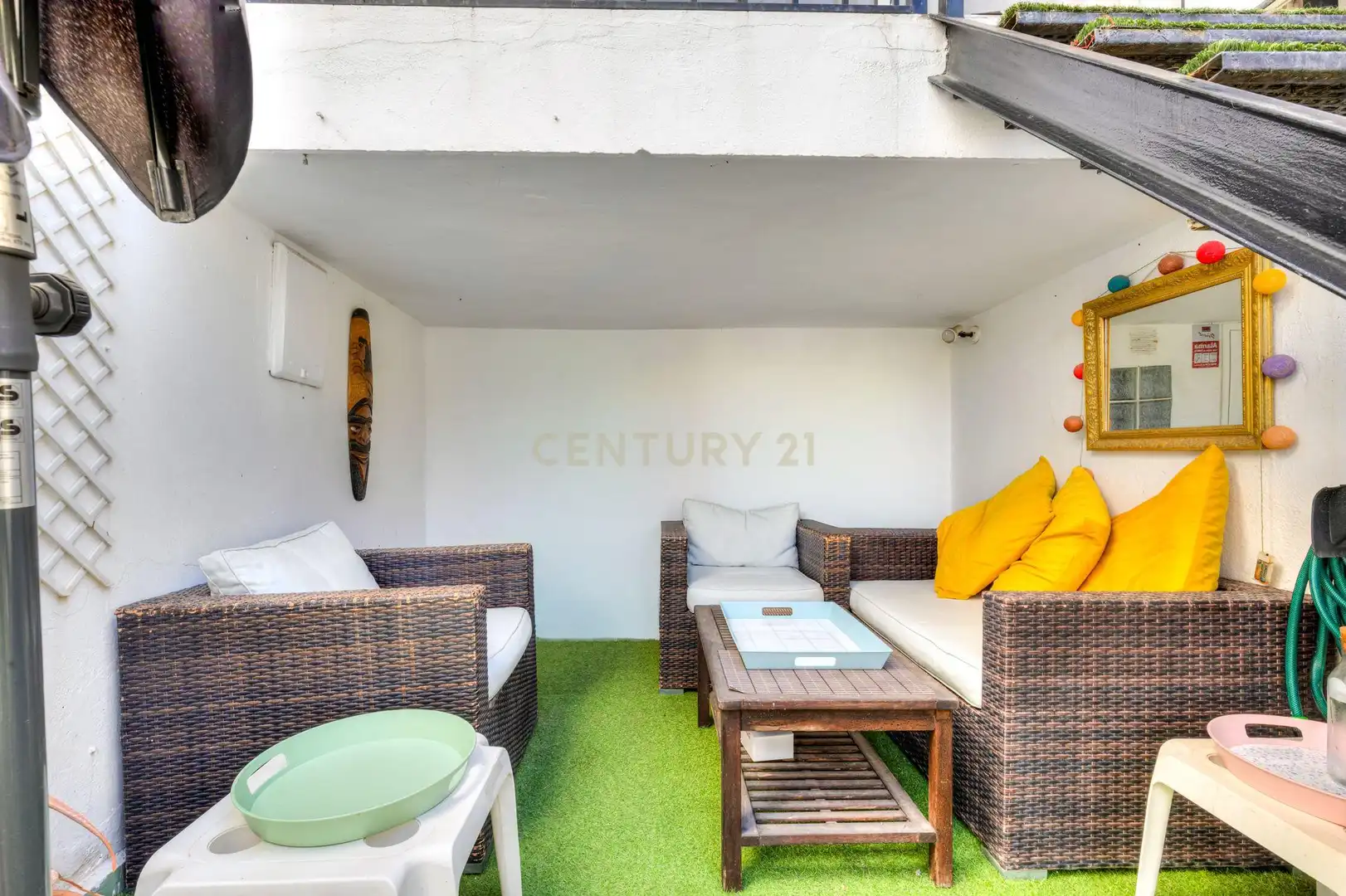 Terraza de Planta baja en venta en Mijas con Jardín privado, Piscina y Lavadora