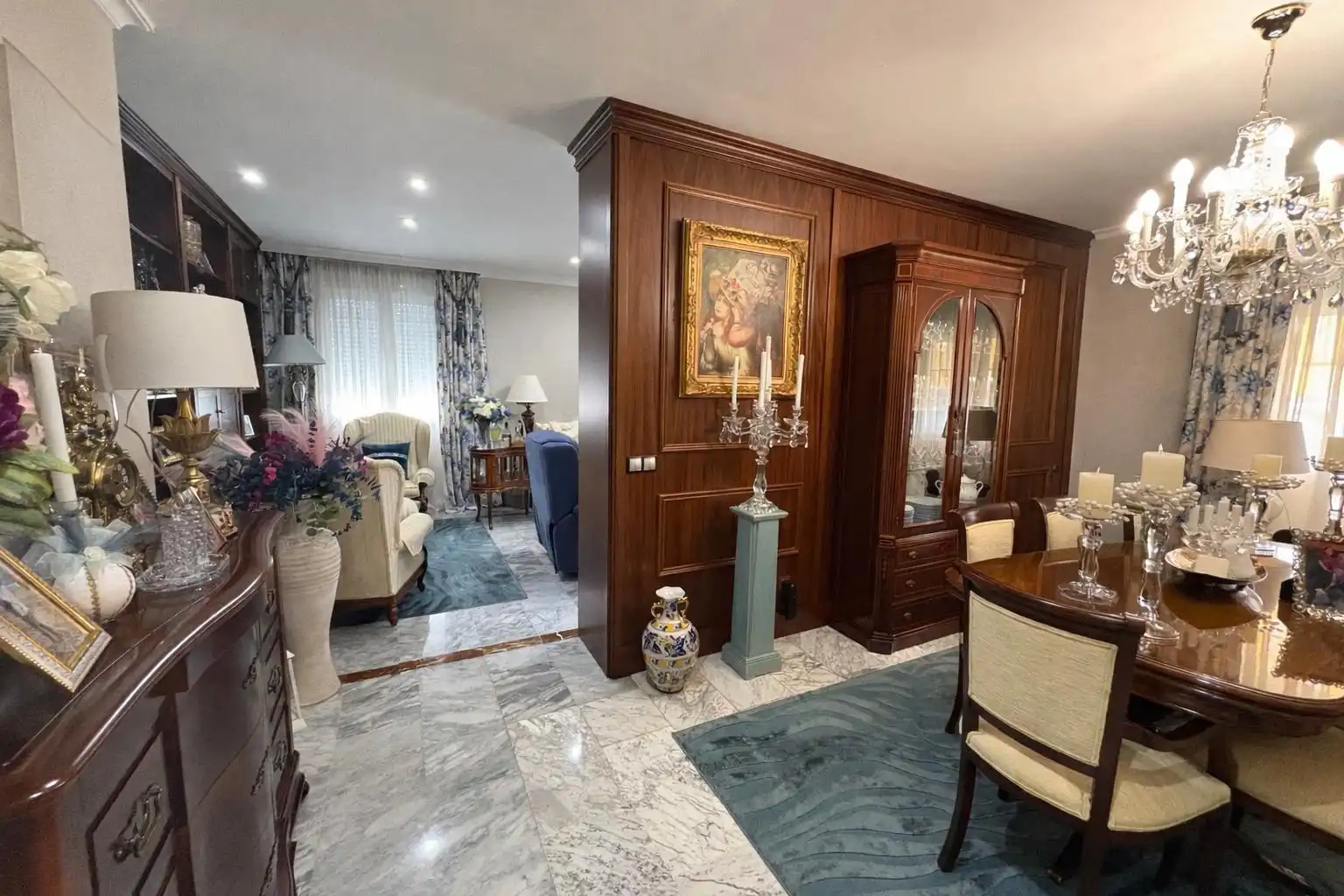 Menjador de Pis en venda en Algeciras amb Aire condicionat, Jardí privat i Parquet