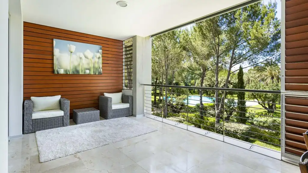 Terrassa de Apartament en venda en Calvià amb Aire condicionat, Jardí privat i Terrassa
