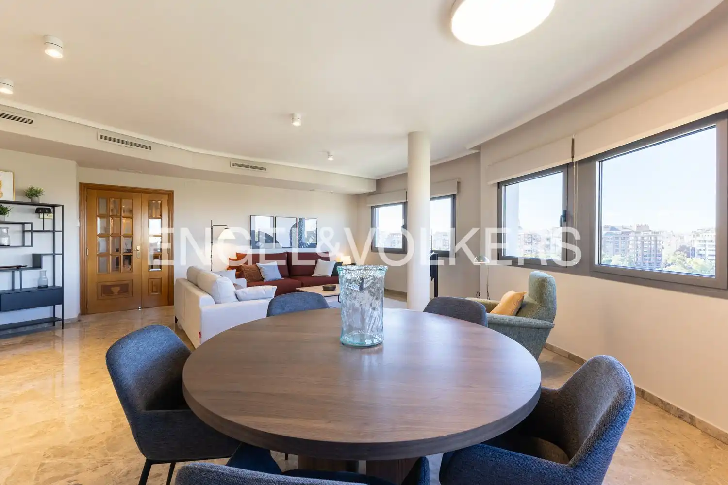 Comedor de Piso de alquiler en Valencia con Aire acondicionado, Calefacción y Amueblado