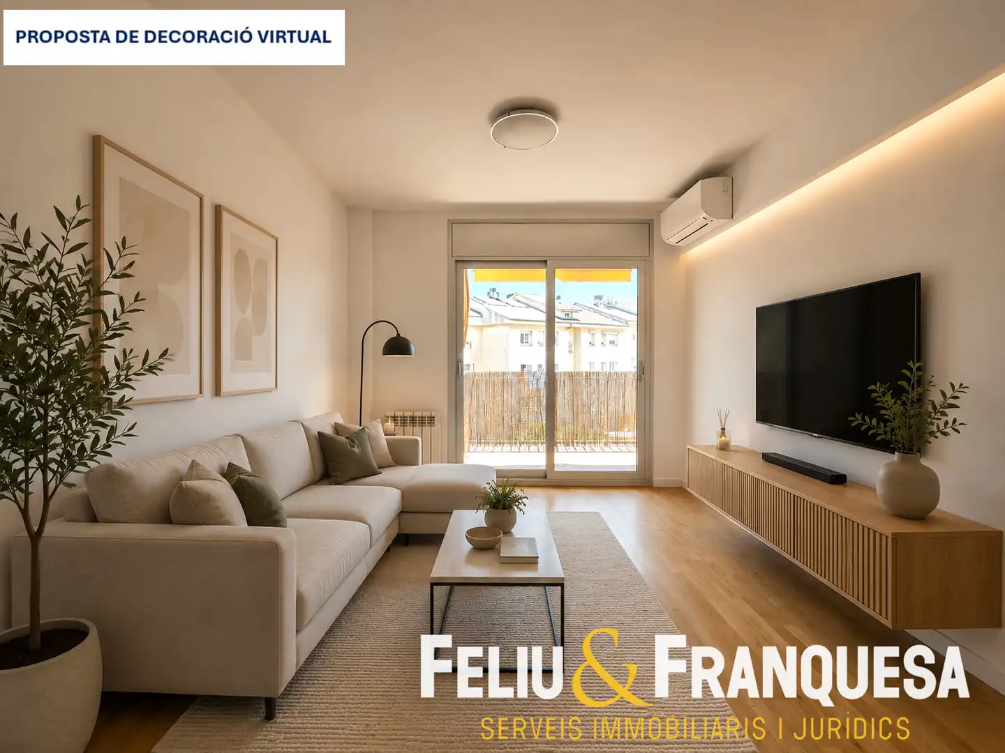 Living room of Attic for sale in Sant Cugat del Vallès  with Heating, Terrace and Oven