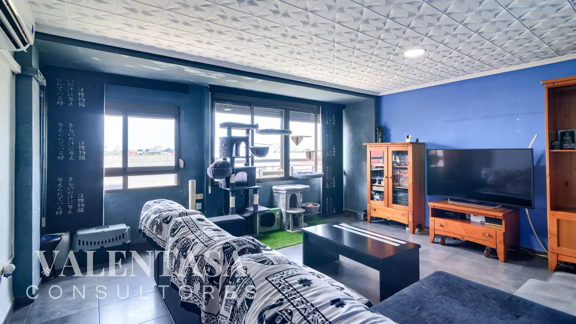 Sala de estar de Piso en venta en Valencia con Aire acondicionado, Calefacción y Amueblado