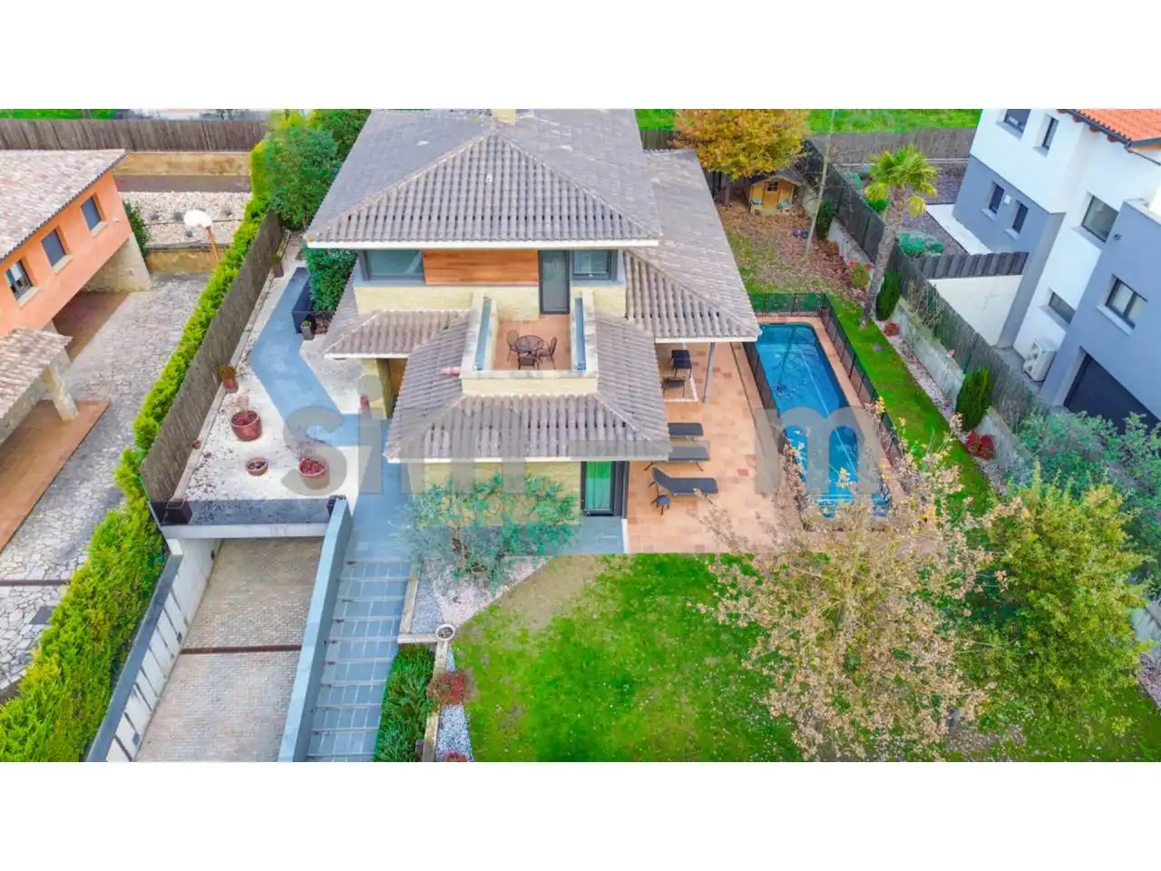 Vista exterior de Casa o chalet en venta en Sant Julià de Vilatorta con Aire acondicionado, Calefacción y Jardín privado