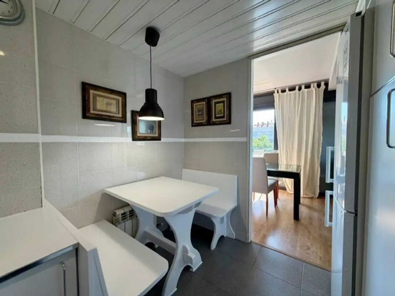 Comedor de Piso de alquiler en Sabadell con Aire acondicionado, Calefacción y Parquet