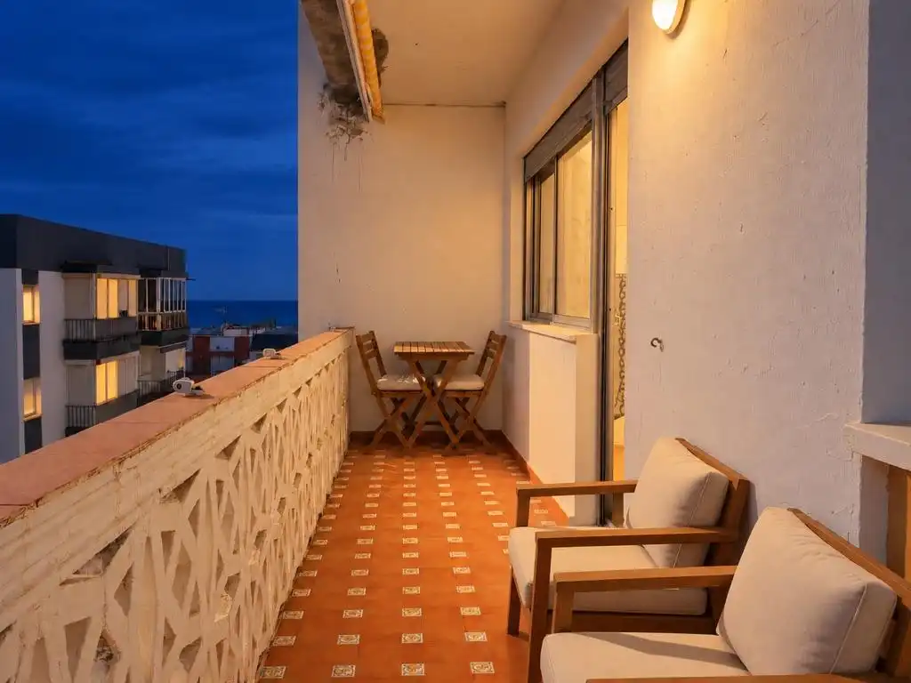 Terraza de Apartamento en venta en La Antilla con Aire acondicionado, Terraza y Amueblado