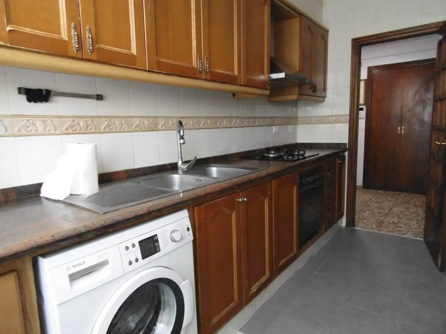 Küche von Wohnung zum Verkauf in Castellón de la Plana / Castelló de la Plana mit Klimaanlage und Möbliert