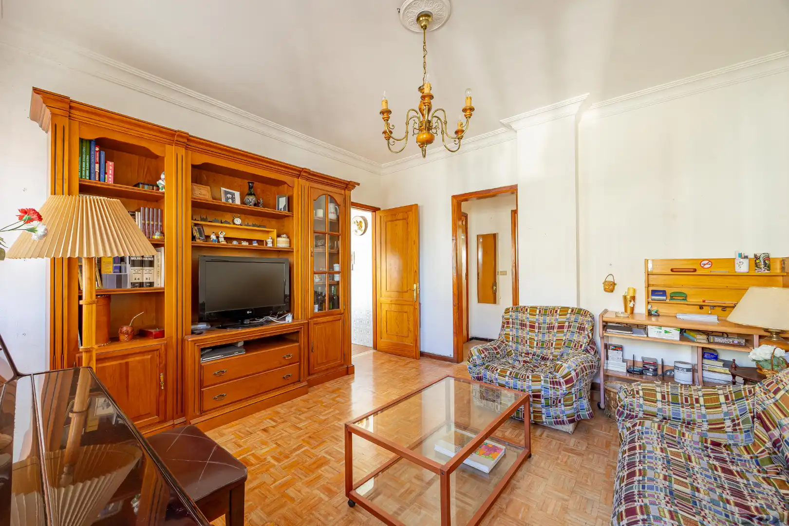 Sala de estar de Piso en venta en Las Palmas de Gran Canaria con Parquet, Terraza y Balcón