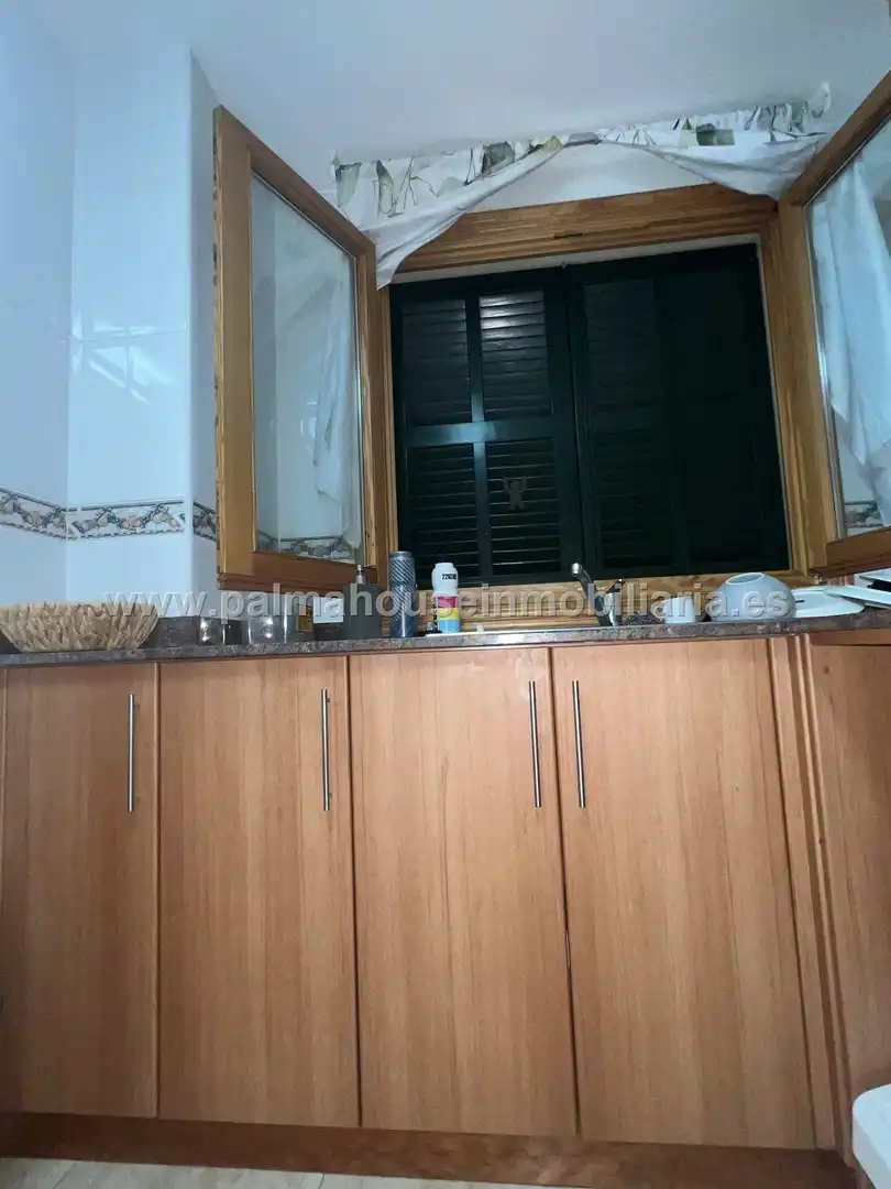 Küche von Erdgeschoss zum Verkauf in Santa Margalida mit Klimaanlage, Heizung und Terrasse