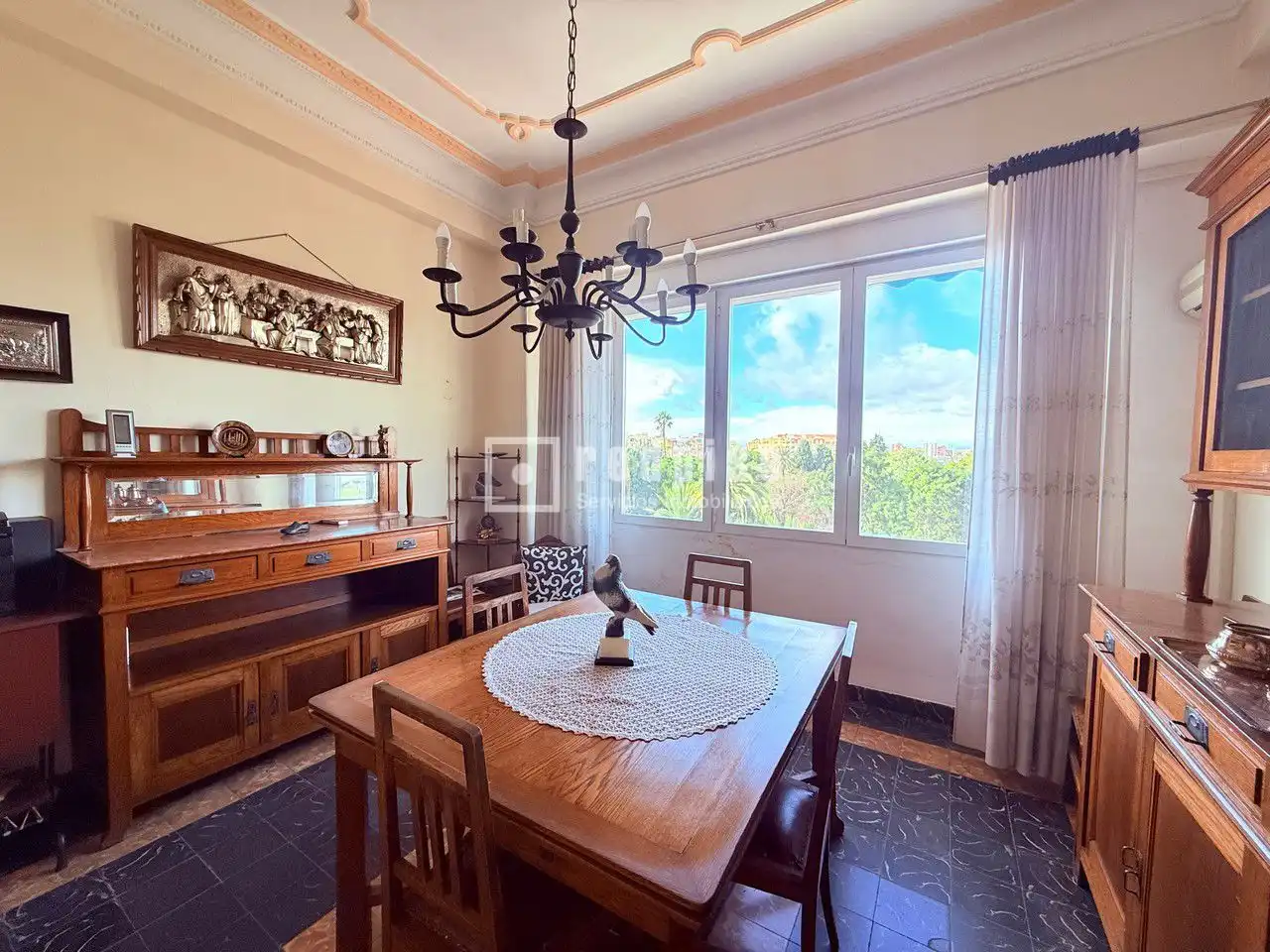 Comedor de Piso de alquiler en Valencia con Aire acondicionado, Calefacción y Amueblado