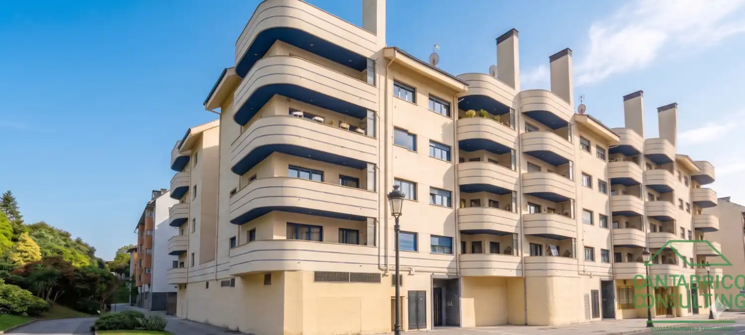 Vista exterior de Piso en venta en Navia con Calefacción, Parquet y Terraza