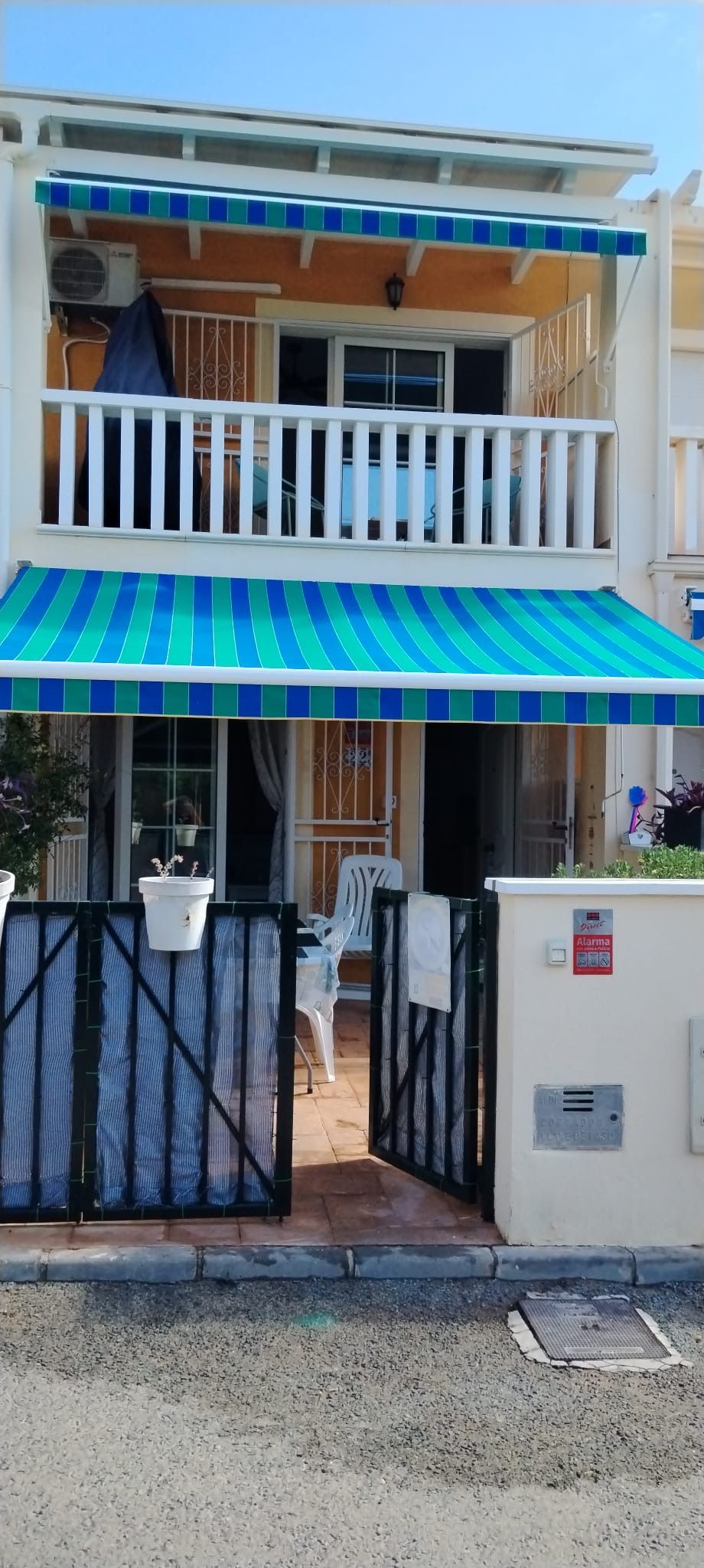 Terrace of Duplex to rent in Cartagena  with Air Conditioner, Private garden and Furnished