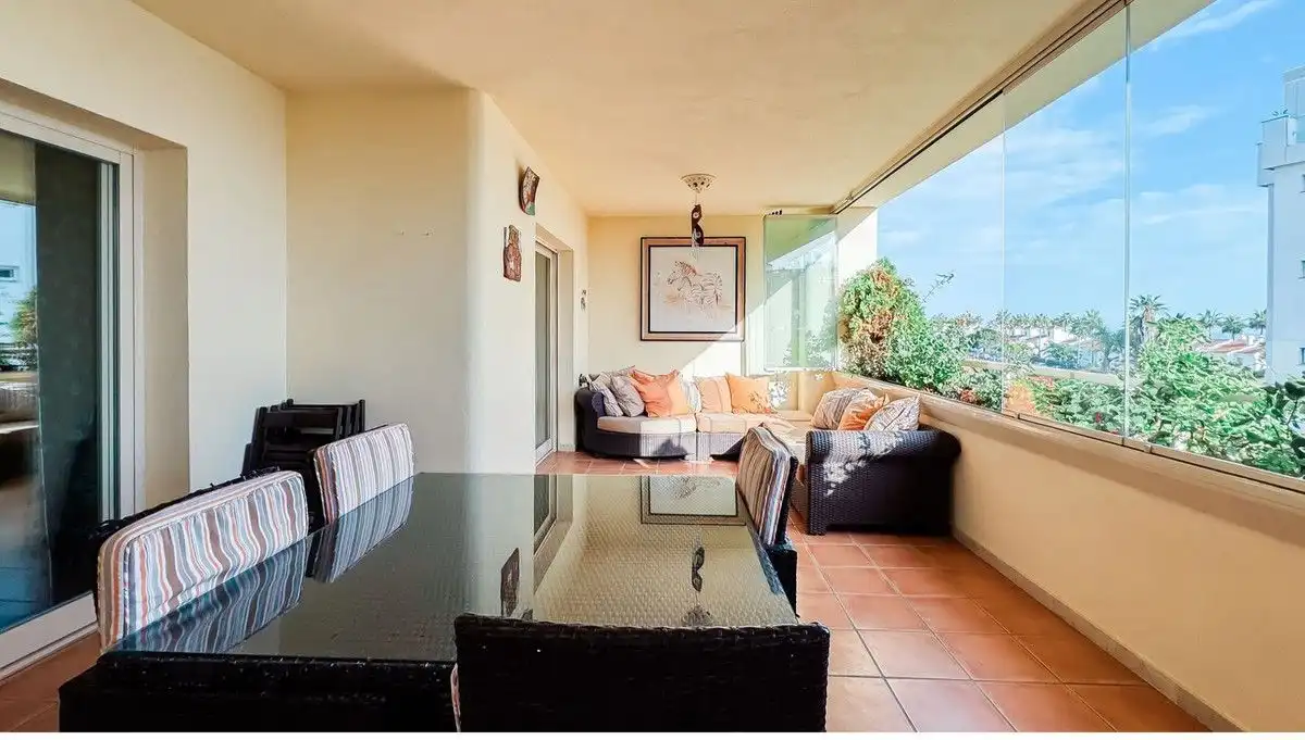 Terrasse von Wohnungen zur Miete in Mijas mit Klimaanlage, Heizung und Terrasse