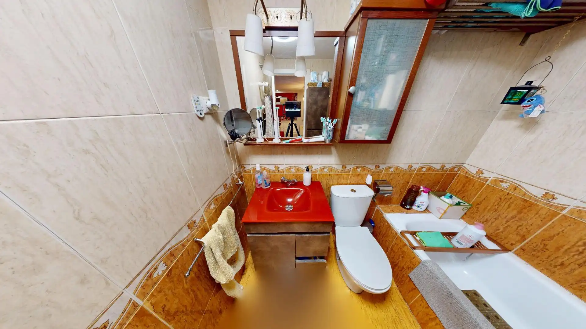 Badezimmer von Wohnung zum Verkauf in El Molar (Madrid) mit Klimaanlage, Heizung und Privatgarten