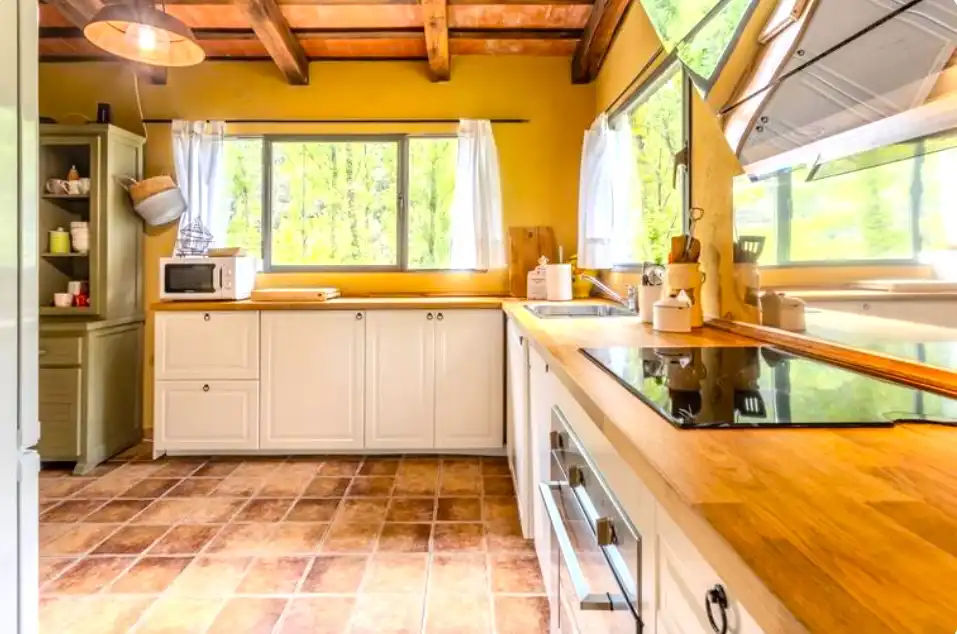 Cocina de Casa o chalet en venta en Osor con Calefacción, Jardín privado y Terraza