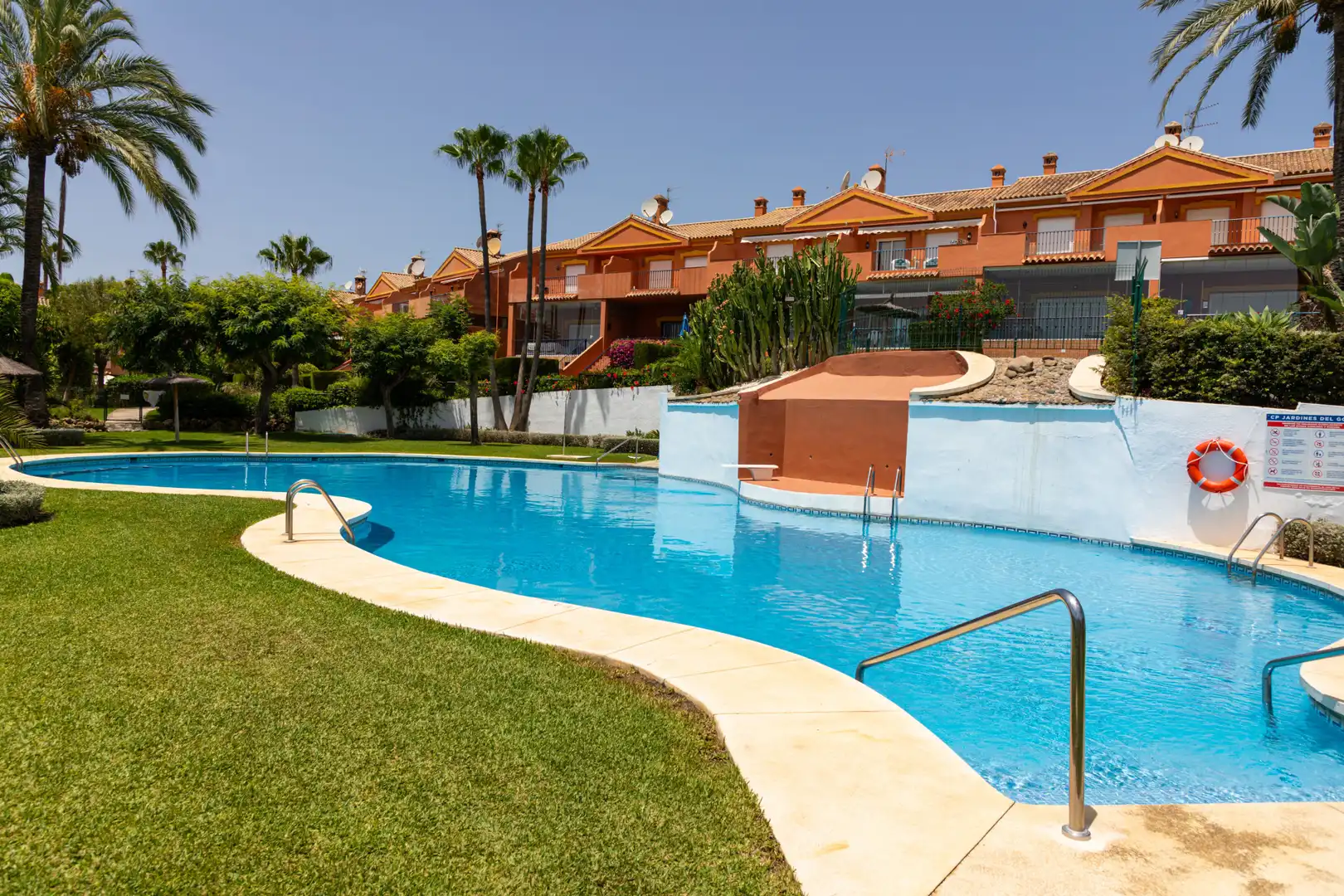 Garden of Detached homes for rent in Estepona  with Air Conditioner, Private garden and Terrace