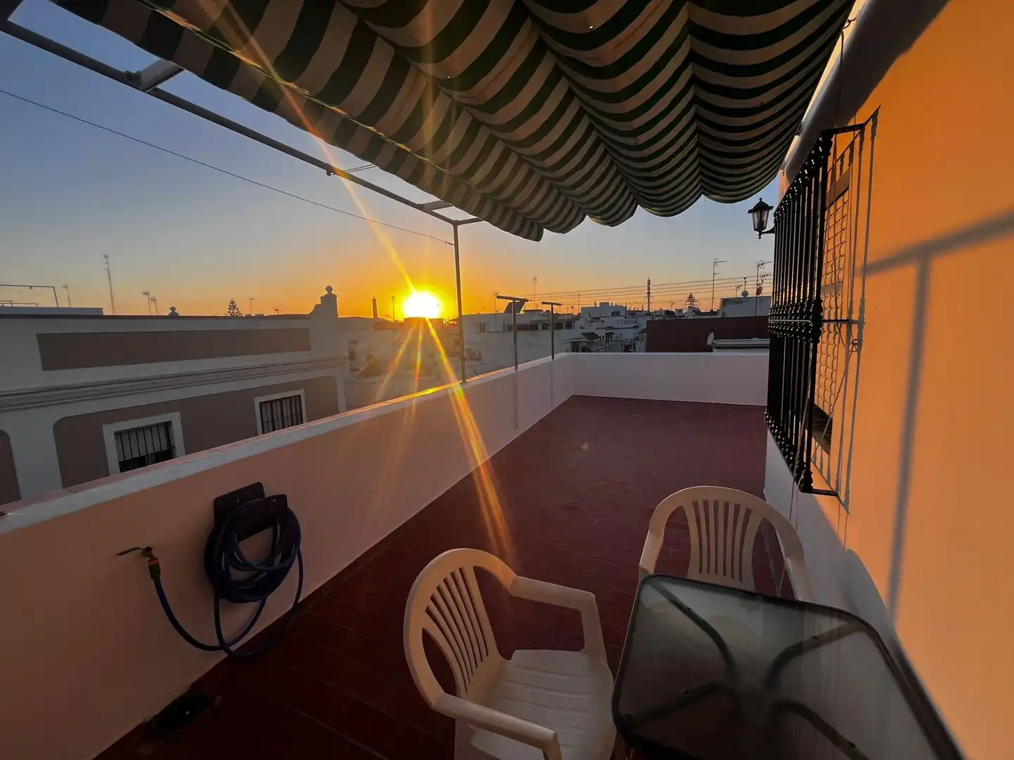 Terrassa de Apartament de lloguer en Chipiona amb Terrassa