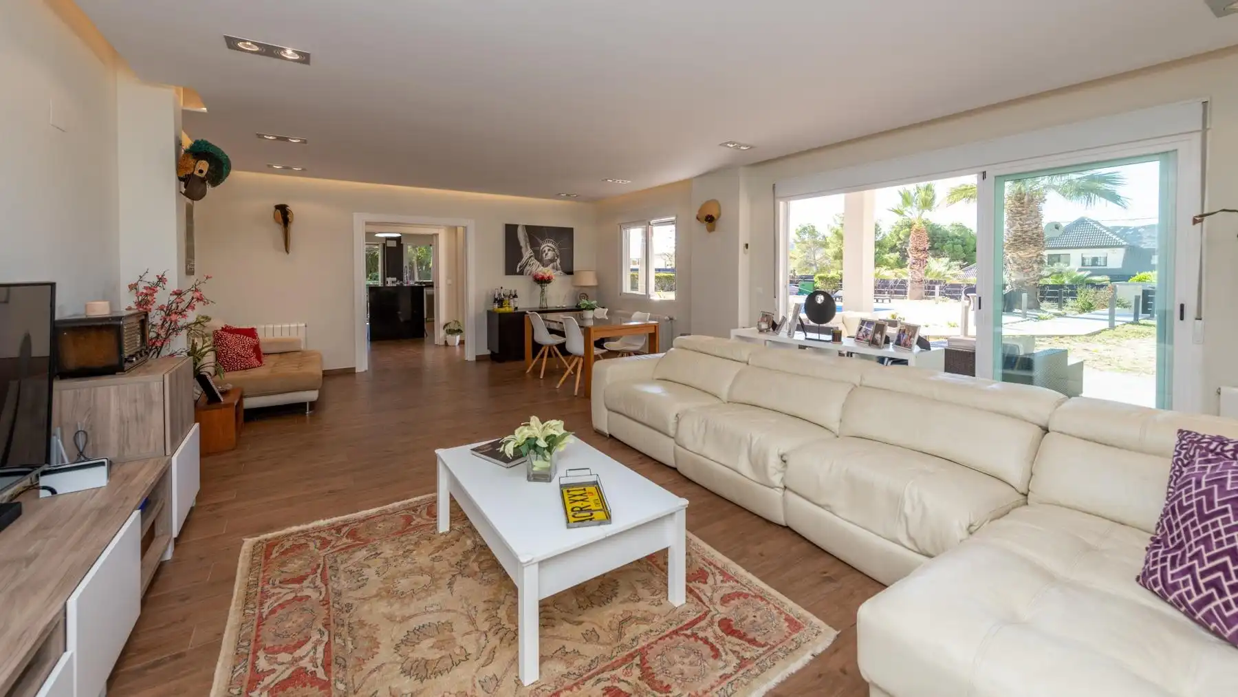 Sala de estar de Casa o chalet en venta en Alicante / Alacant con Aire acondicionado, Calefacción y Jardín privado