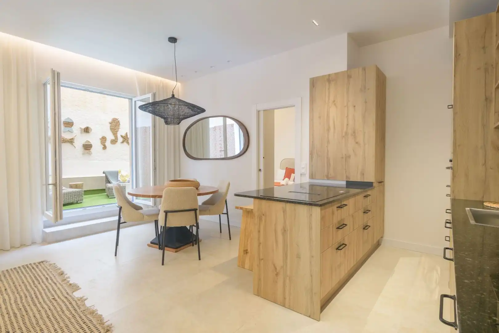 Cocina de Apartamento en venta en Málaga Capital con Terraza