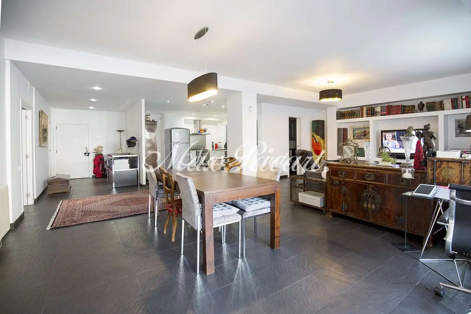 Dining room of Flat for rent in Barcelona  with Air Conditioner, Heating and Terrace