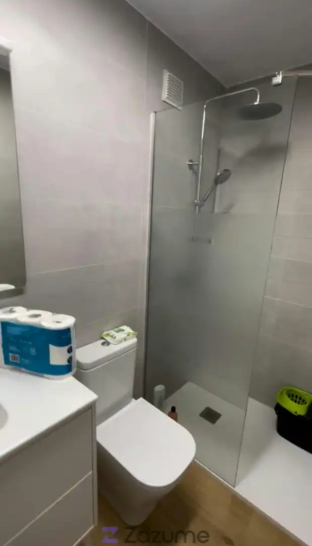 Baño de Apartamento de alquiler en Laredo con Calefacción, Amueblado y Horno