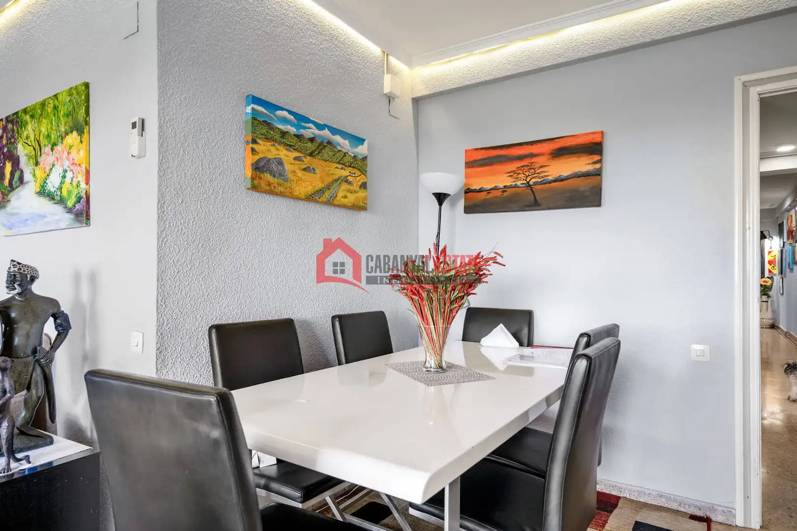 Comedor de Apartamento en venta en Valencia con Aire acondicionado, Terraza y Amueblado