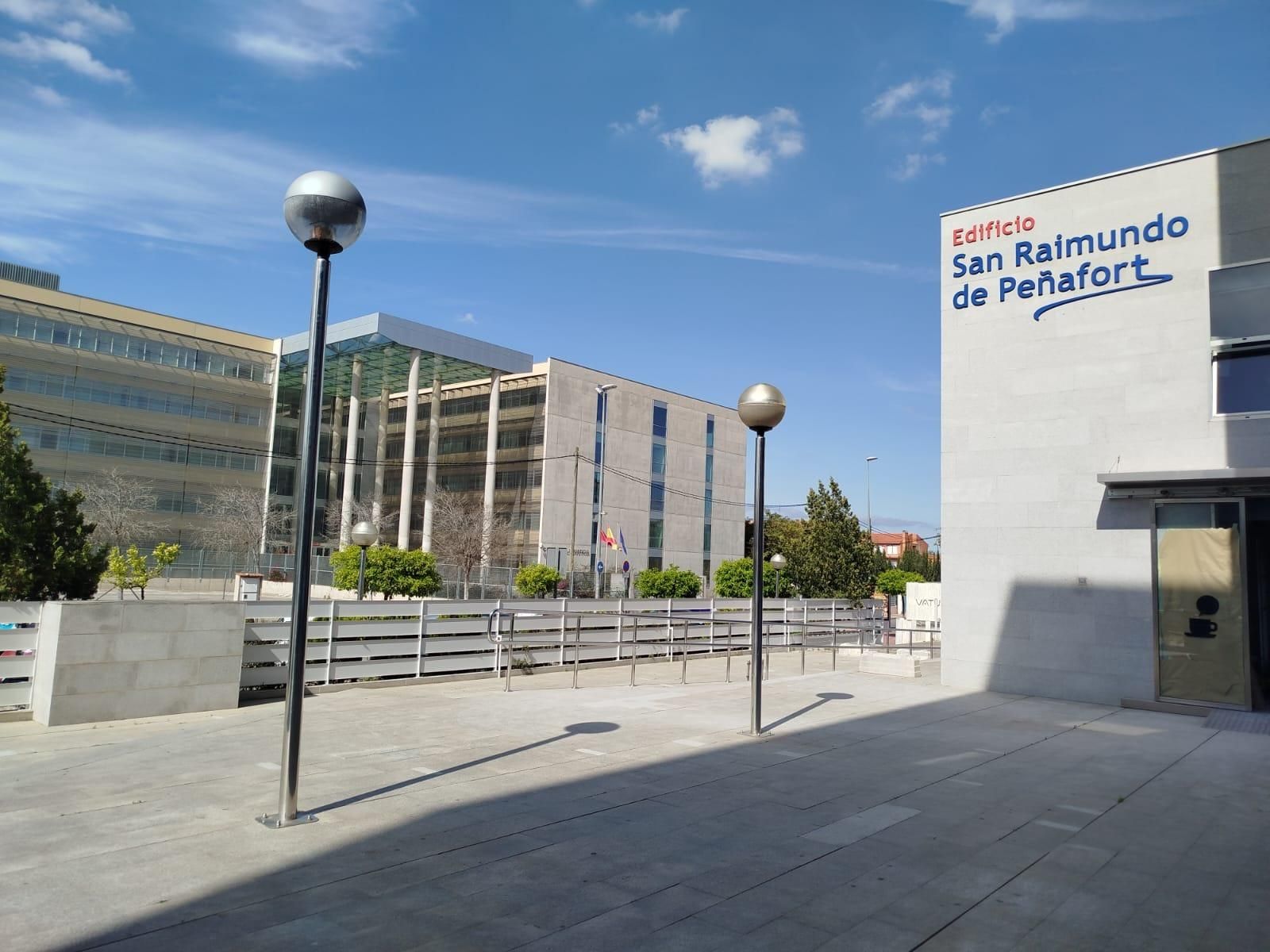 Vista exterior de Oficina de lloguer en  Murcia Capital amb Aire condicionat i Calefacció