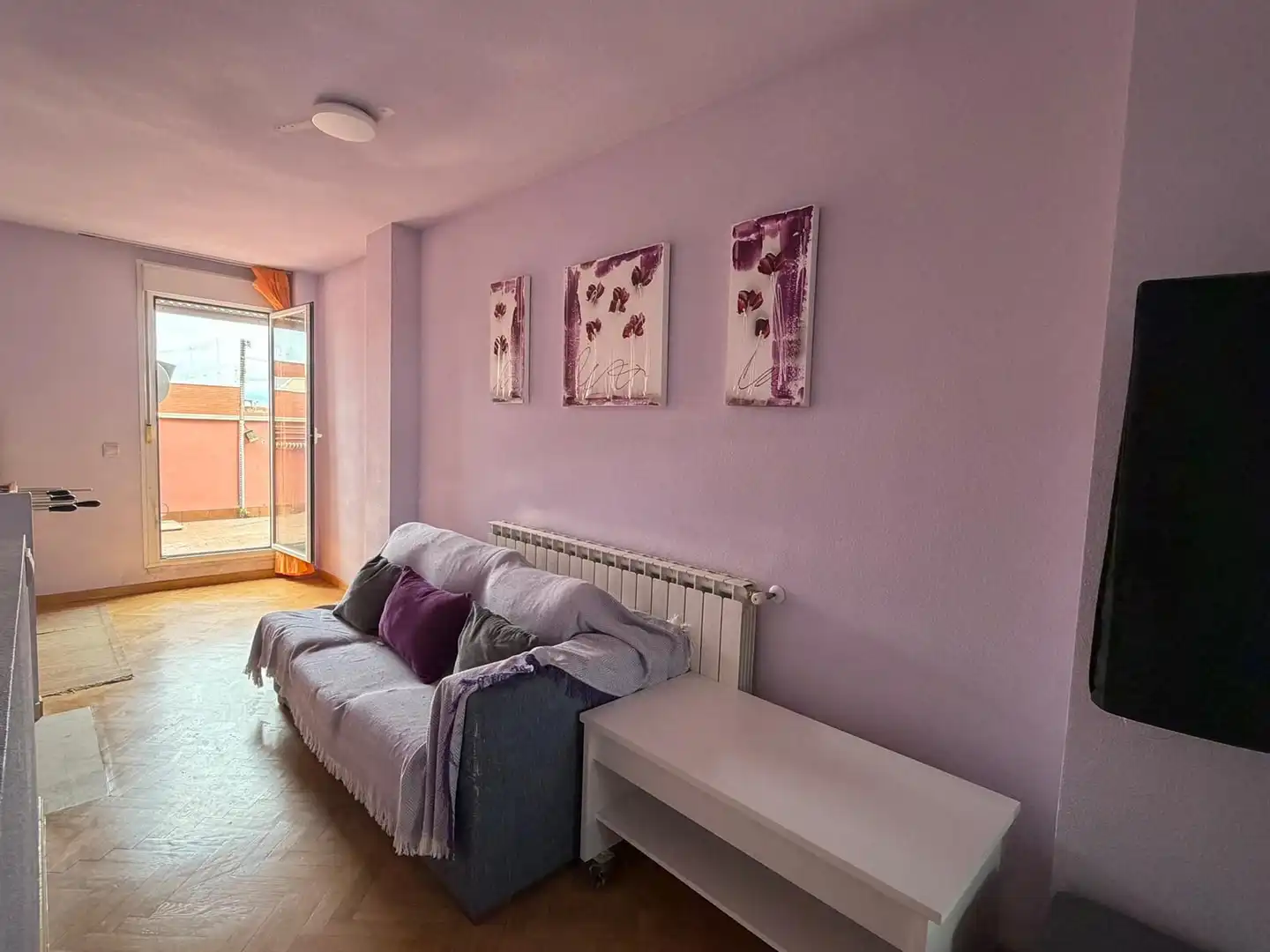 Living room of Attic for sale in Arganda del Rey  with Air Conditioner, Heating and Private garden