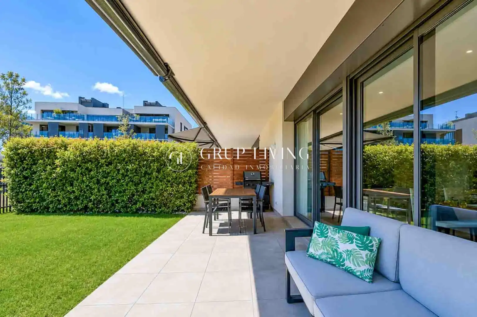 Terraza de Piso de alquiler en Sitges con Calefacción, Jardín privado y Terraza