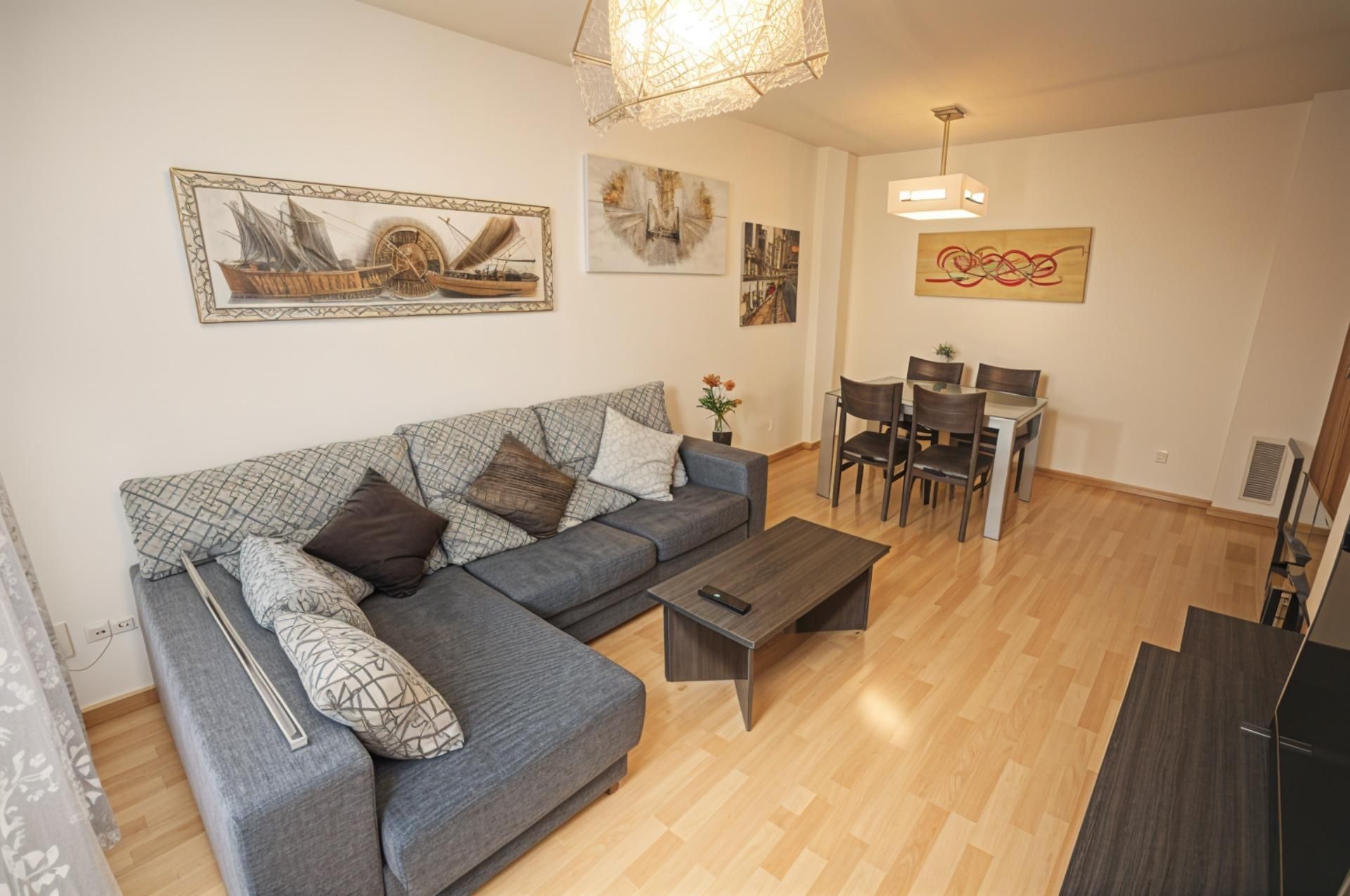 Living room of Flat for sale in Vila-seca  with Air Conditioner, Terrace and Balcony