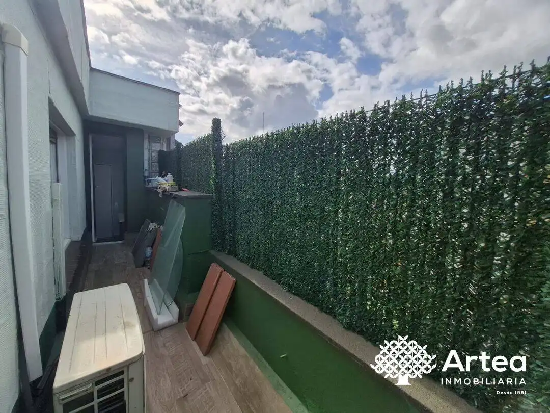 Terraza de Piso de alquiler en Bilbao  con Aire acondicionado, Calefacción y Jardín privado