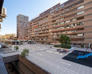 Exterior view of Flat for sale in  Granada Capital  with Heating, Private garden and Terrace